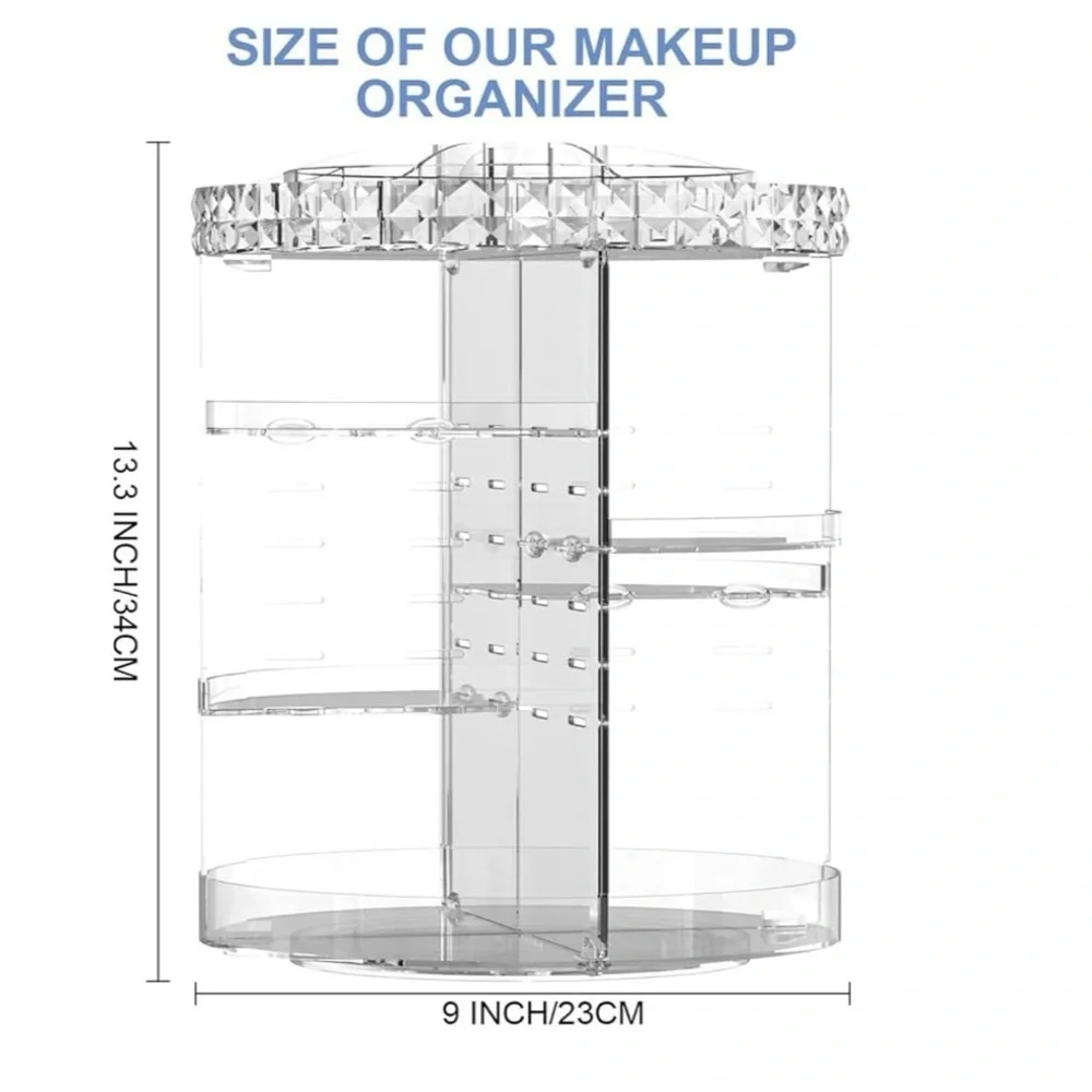 💄 Rotating Makeup Organizer 💄